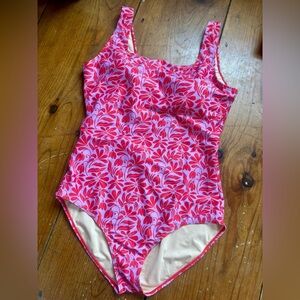 Livy & Kate One Piece Floral Pink/Red Women’s Swimsuit 3XL